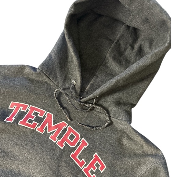 Temple University Philadelphia PA Champion Unisex Hoodie Small - Picture 9 of 9